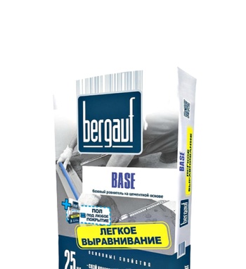 Bergauf "Base" смесь для предварительного выравнивания пола на цементной основе 25 кг