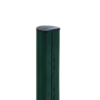 Grand Line Столб полукруглый с заглушкой 51х2500мм RAL 6005 - зеленый мох
