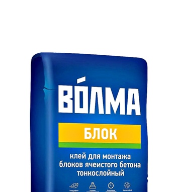 Клей для газобетона ВОЛМА - Блок  25 кг
