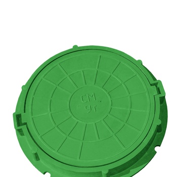 Люк 6 т. полимерно песчаный СМ(В60) Зеленый
