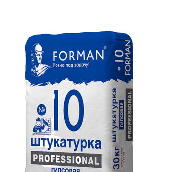 ФОРМАН №10 Professional Штукатурка гипсовая 30кг