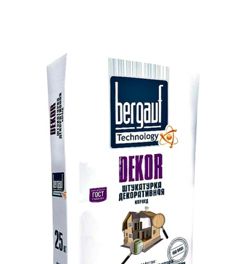 Bergauf "Dekor Winter" Штукатурка декоративная типа "короед" 2,5мм 25кг
